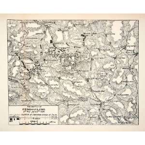   Positions Russo Japanese War   Relief Line block Map
