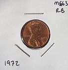 1972 DOUBLE DIE RED LINCOLN MEMORIAL PENNY A BEAUTY  