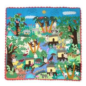  Applique wall hanging, Girls of the Forest