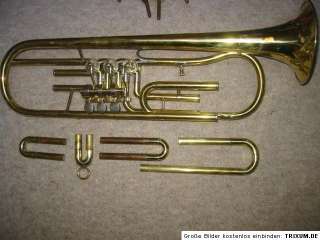 very nice used rotary Eb / Es trumpet Lidl Brno  