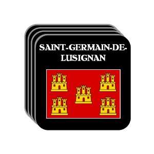  Poitou Charentes   SAINT GERMAIN DE LUSIGNAN Set of 4 