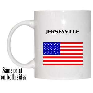  US Flag   Jerseyville, Illinois (IL) Mug 