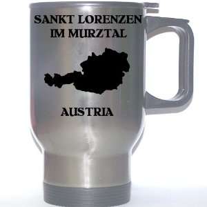  Austria   SANKT LORENZEN IM MURZTAL Stainless Steel Mug 