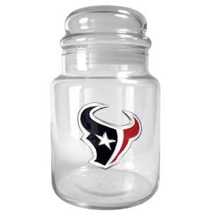 Houston Texans NFL 31oz Glass Candy Jar   Primary Logo:  