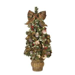   Holiday Heirlooms® Cypress Elegance Pre Lit Tree: Home & Kitchen