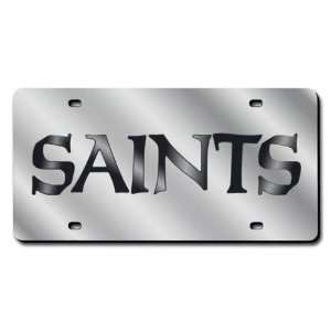  New Orleans Saints License Plate Laser Tag Sports 