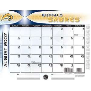  Buffalo Sabres 2007 08 22 x 17 Academic Desk Calendar 