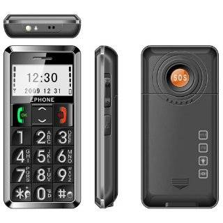 Snapfon ez ONE Cell phone for Seniors w/ big buttons, Loud speaking 