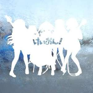  K on Logo Anime Cartoon Music Band White Decal Car White 