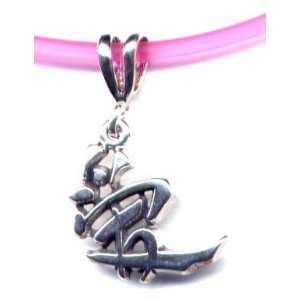  13 Pink Love Symbol Necklace Sterling Silver Jewelry 