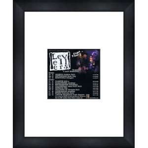 LEVELLERS UK Tour 2006   Custom Framed Original Ad   Framed Music 