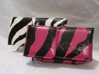 KRISTINE Zebra Cell Phone Wallet Case Holder Bag NEW  