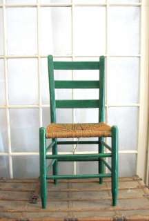 Vintage Primitive Farmhouse Kitchen Chair Handmade  