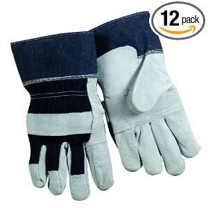 Steiner SPC04PP Leather Palm Work Gloves, Individual Grade Shoulder 