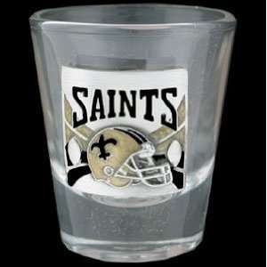 New Orleans Saints   Round NFL Shot Glass  Sports 