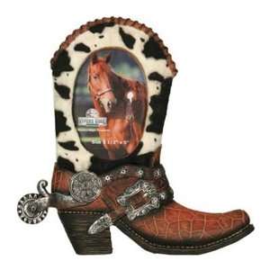  Rivers Edge Products Cowboy Boot With Imitation Hide Frame 
