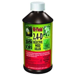    Hi Yield 2, 4 D Selective Weed Killer Patio, Lawn & Garden