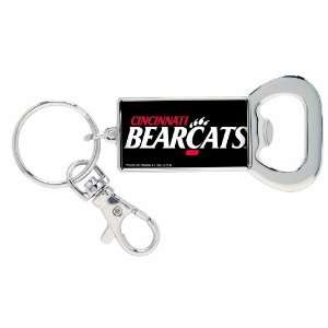  NCAA Cincinnati Bearcats Bottle Opener Key Ring: Sports 