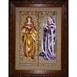  Maidens of the Seasons II, Cross Stitch from Mirabilia 