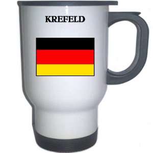  Germany   KREFELD White Stainless Steel Mug Everything 