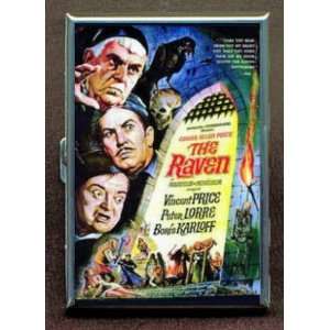 THE RAVEN POE KARLOFF PRICE ID Holder, Cigarette Case or Wallet Made 