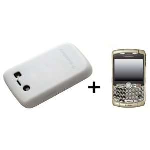  White Silicone Soft Skin Case Cover for Blackberry Bold 