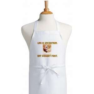    Eat Dessert First Funny Kitchen Aprons For Cooking