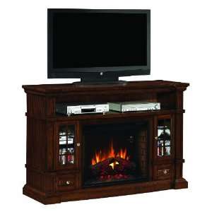   Flame 28MM6240O128 Belmont Media Electric Fireplace: Home & Kitchen