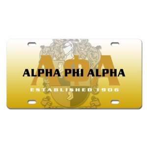  Alpha Phi Alpha License Cover Automotive