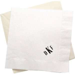  100 Personalized 3 ply Dinner Napkins