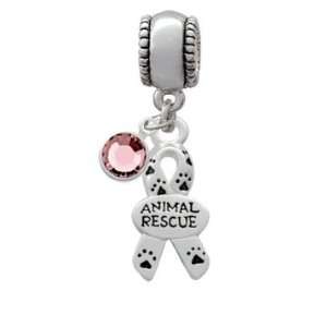   with Paw Prints Animal Rescue European Charm Bead Hange Jewelry