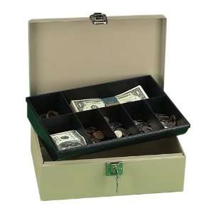  PM Company SecurIT Lock N Latch Cash Box with Removable 