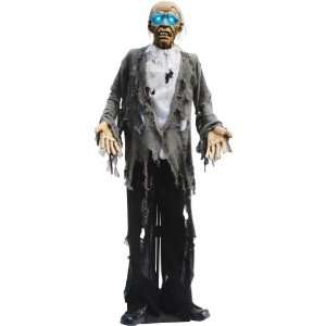   By Sunstar Industries Standing Zombie With Light Up Eyes Animated Prop