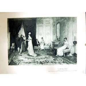   1896 ART JOURNAL SOCIAL EDDY ROMANCE MEN WOMEN ORCHAR