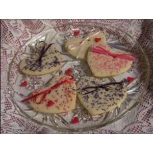 Homemade Valentine Cookies Tied with a Bow  Grocery 