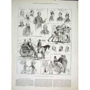   Election Sketch North Riding Liberal Conservative 1882