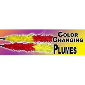    Color Changing Plumes   Half Dyed   Flower Magic T: Toys & Games