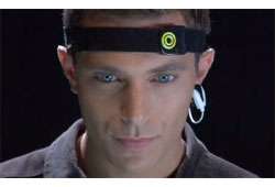 Headset senses brain activity and sends messages to the game platform.