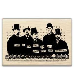  The Dudes Wood Mounted Rubber Stamp
