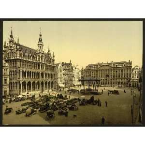  La Grande Place,Brussels,Belgium,c1895