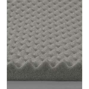  3 3/4 x 54 x 54 Acoustic Egg Crate Foam Charcoal Fabric 