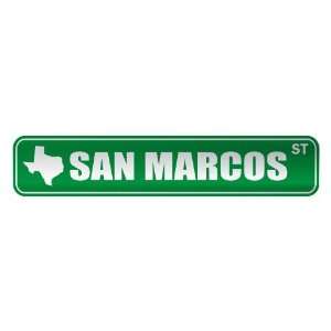   SAN MARCOS ST  STREET SIGN USA CITY TEXAS: Home 