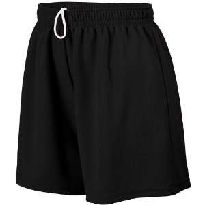  Augusta Sportswear Ladies Wicking Mesh Short BLACK W2XL 