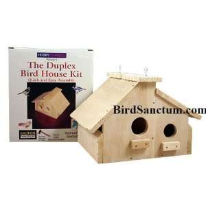  Wooden Duplex Bird House Kit