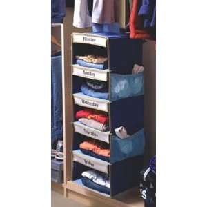  Monday through friday hanging closet organizer (Multi) (33 