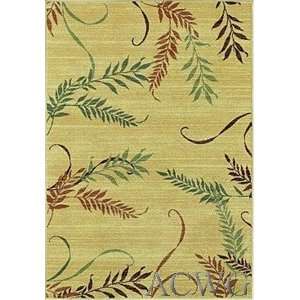  Shaw Rugs 00100 The Climbing Vine Ivory Rug: Furniture 