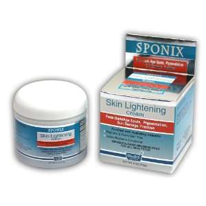  Sponix Skin Lightening Cream, 4 Ounce Jar: Beauty
