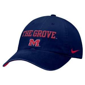  Nike Mississippi Rebels Navy Local Campus Hat: Sports 