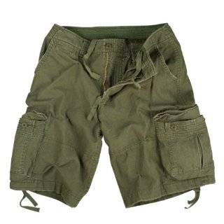   Color Military Vintage Army Infantry Utility Cargo Shorts Clothing