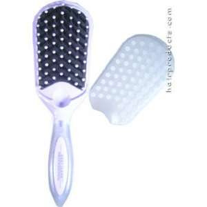 SNAP N CLEAN Professional Self Cleaning Travel Purse Hair Brush (Color 